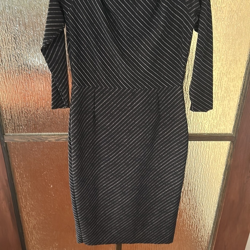 Chiara Boni La Petite Robe Pinstripe Iza Sheath Italian size 50 or US 14 - Picture 12 of 13